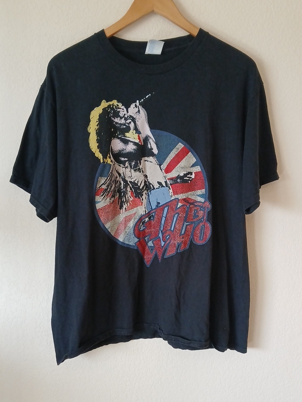 The Who Band Tee Black Short Sleeve Top